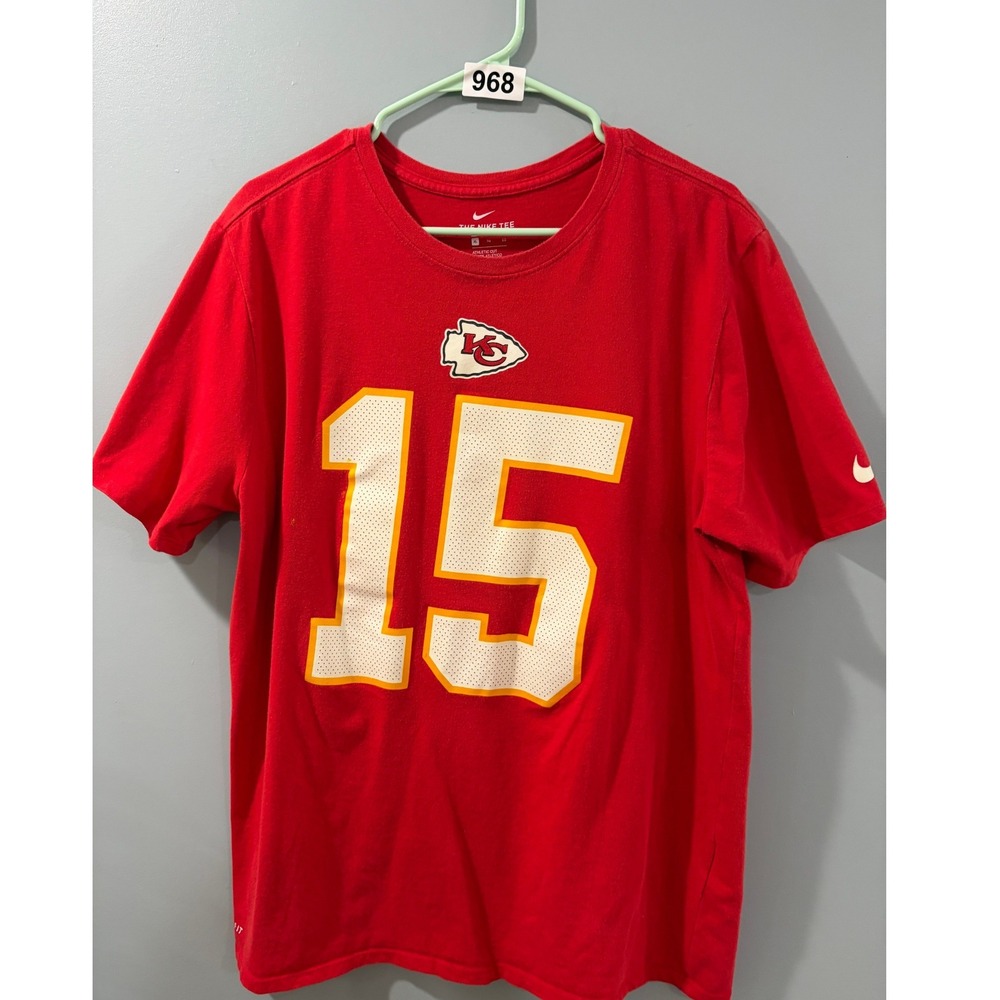Nike Kansas City Chiefs Patrick Mahomes 15 Dri-FIT T-Shirt Mens XL Red